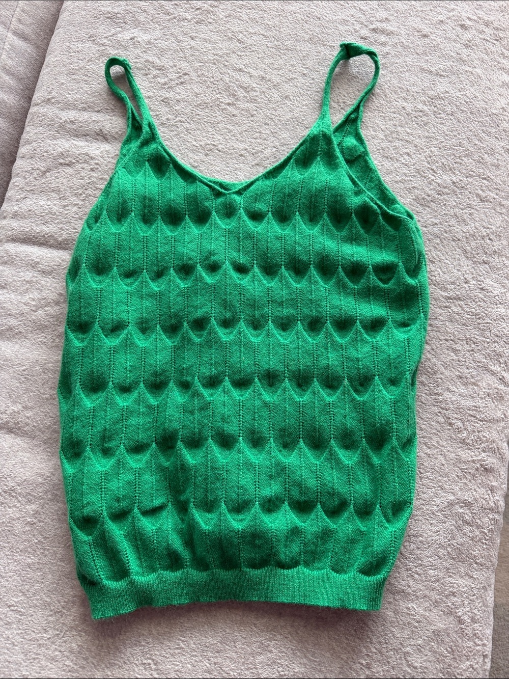 SHEIN Emerald Green Knit Cami Tank
